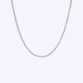 13.68 Labratory-Grown Diamond Tennis Necklace