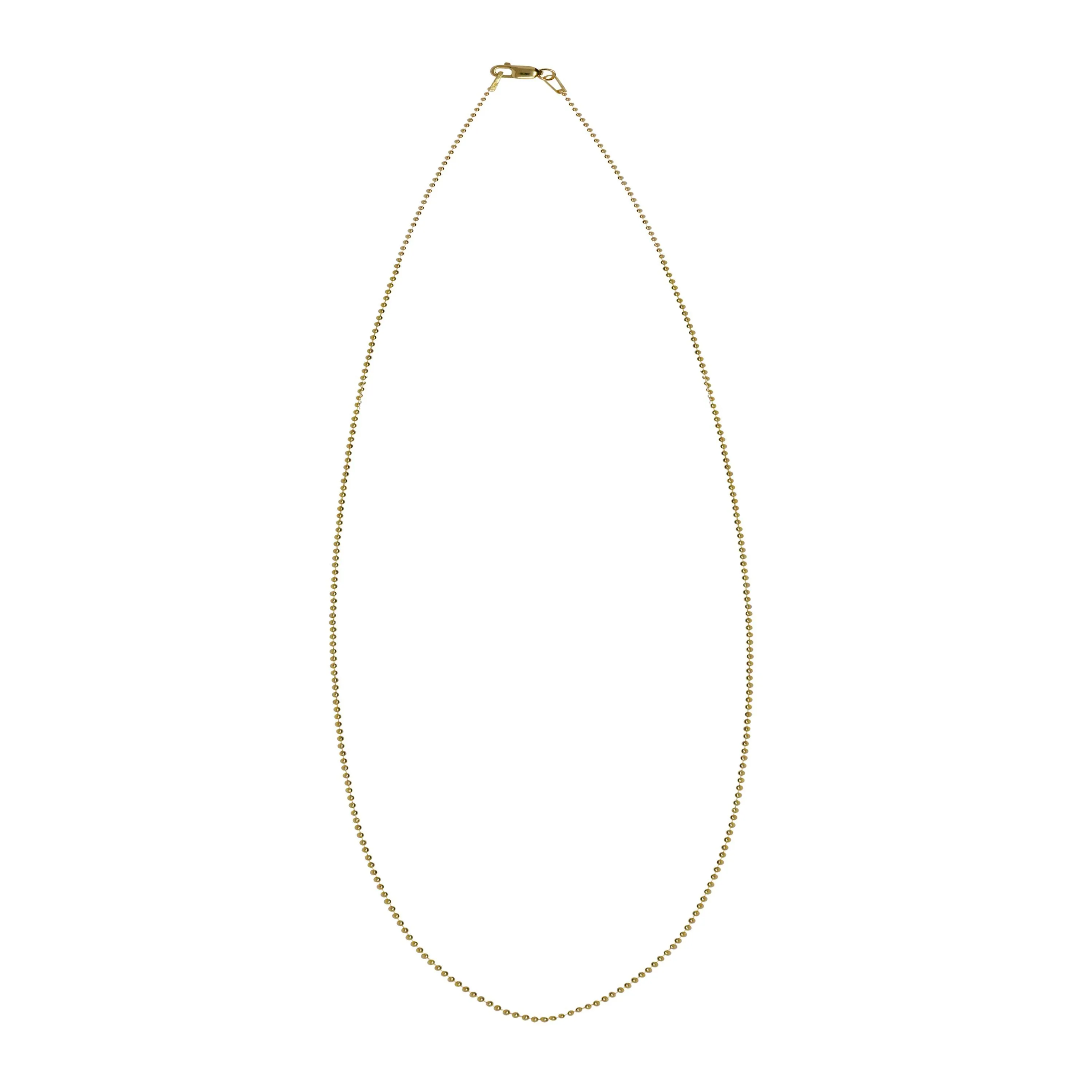14k Ball Chain Necklace