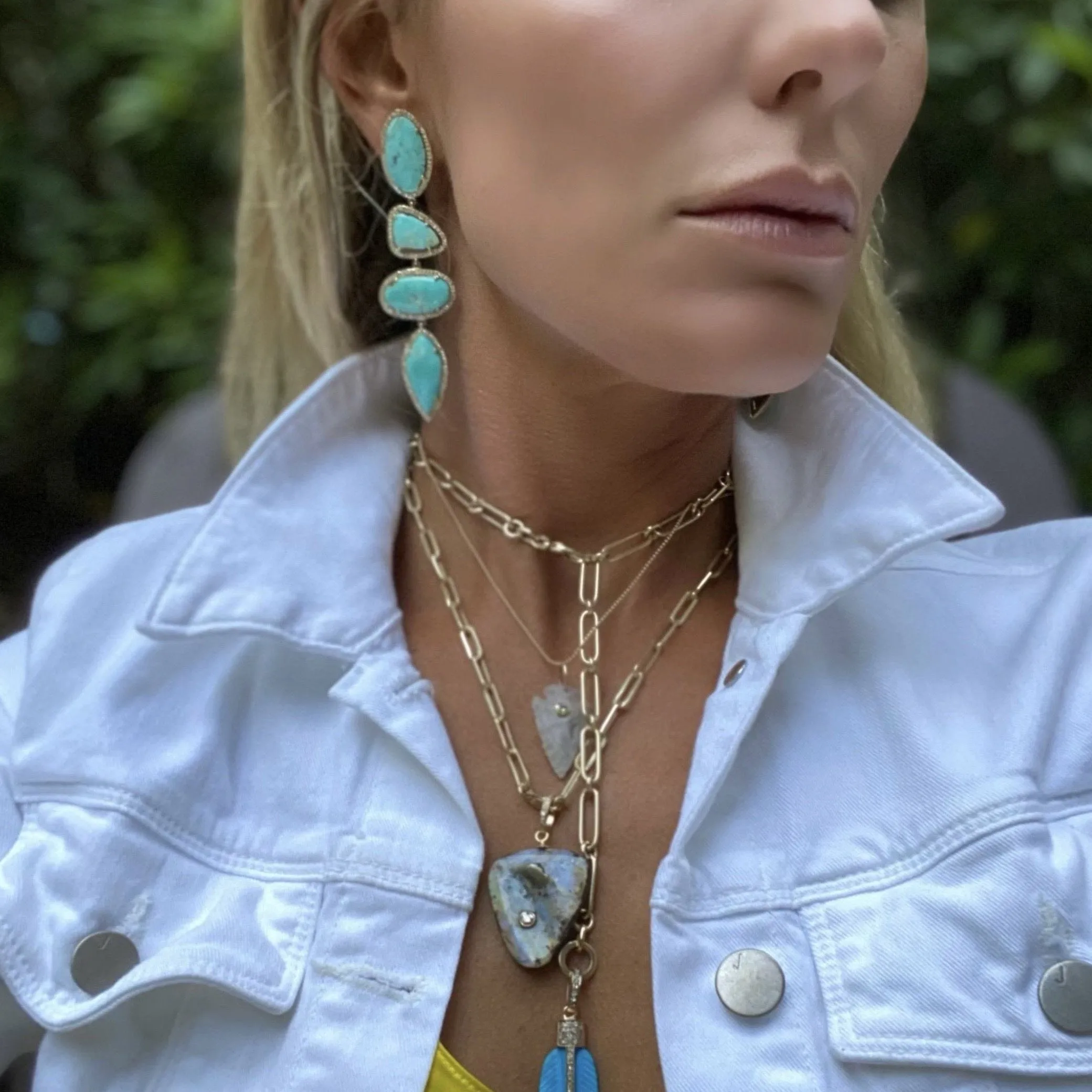 14k Ball Chain Necklace