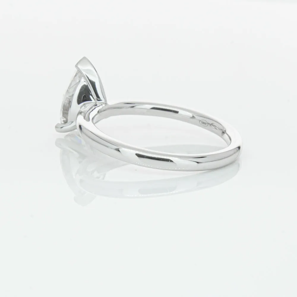 18ct White Gold 1.51ct Pear Cut Diamond Melba Ring