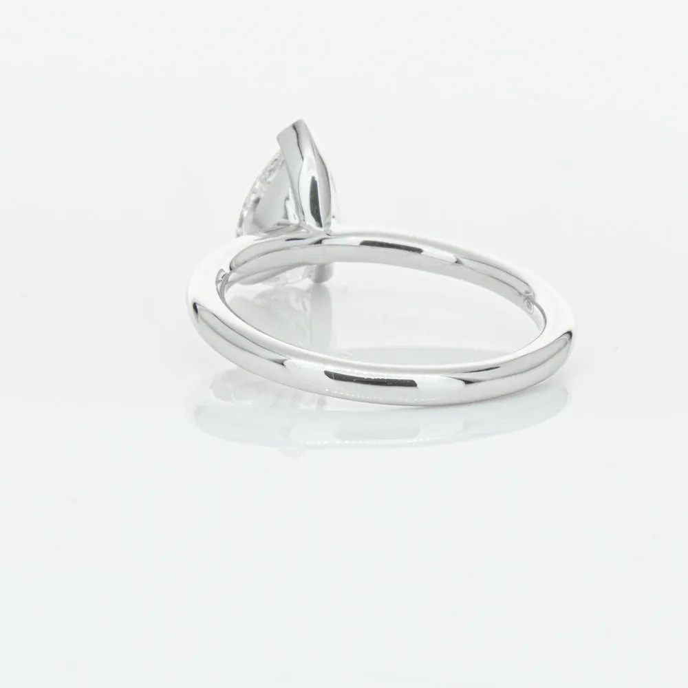 18ct White Gold 1.51ct Pear Cut Diamond Melba Ring