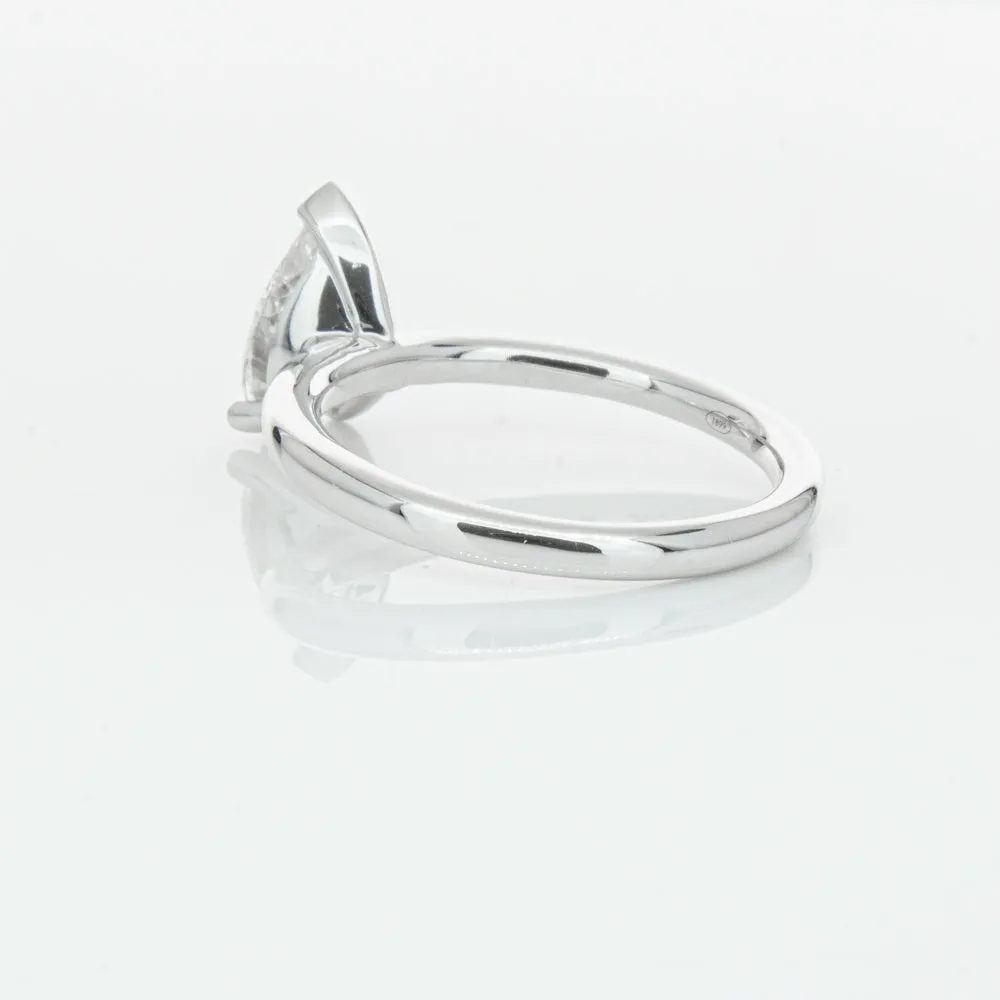 18ct White Gold 1.51ct Pear Cut Diamond Melba Ring