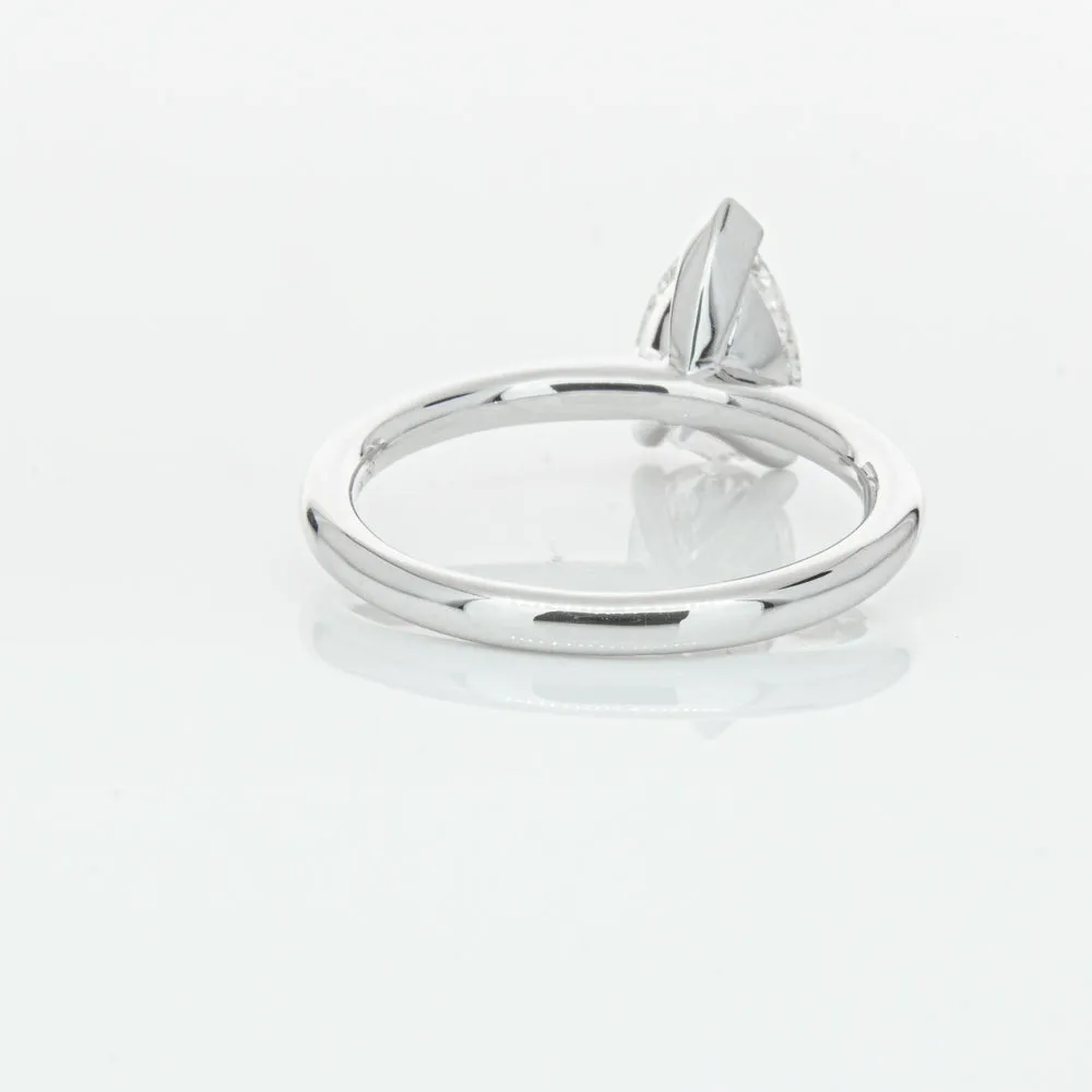 18ct White Gold 1.51ct Pear Cut Diamond Melba Ring