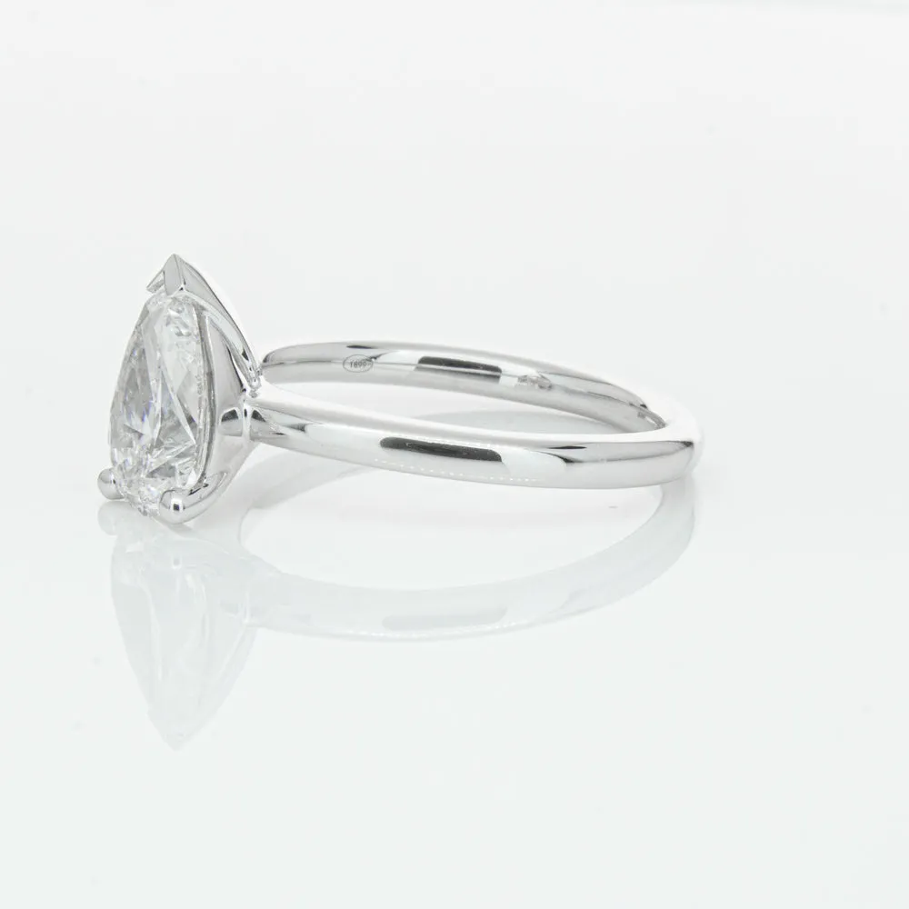 18ct White Gold 1.51ct Pear Cut Diamond Melba Ring