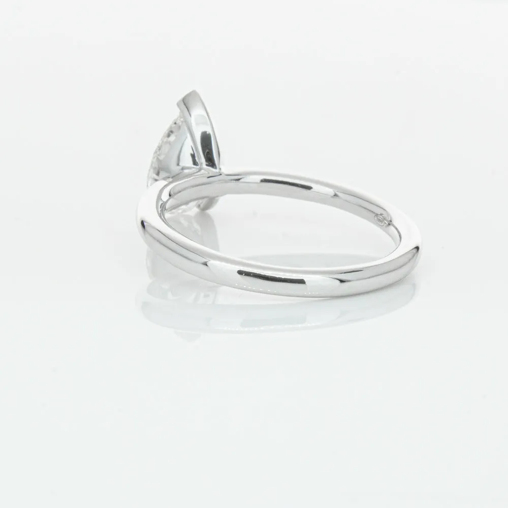 18ct White Gold 1.51ct Pear Cut Diamond Melba Ring