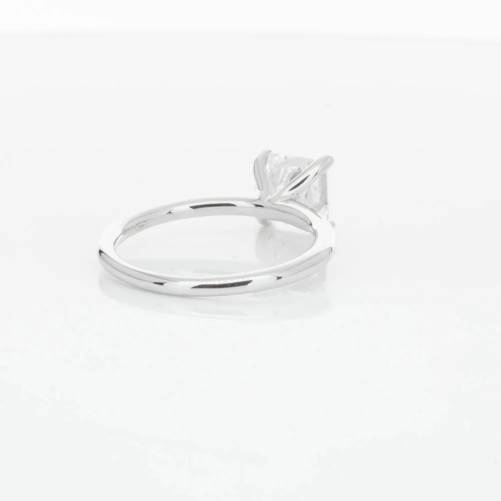 18ct White Gold 2.01ct Radiant Cut Diamond Melba Ring
