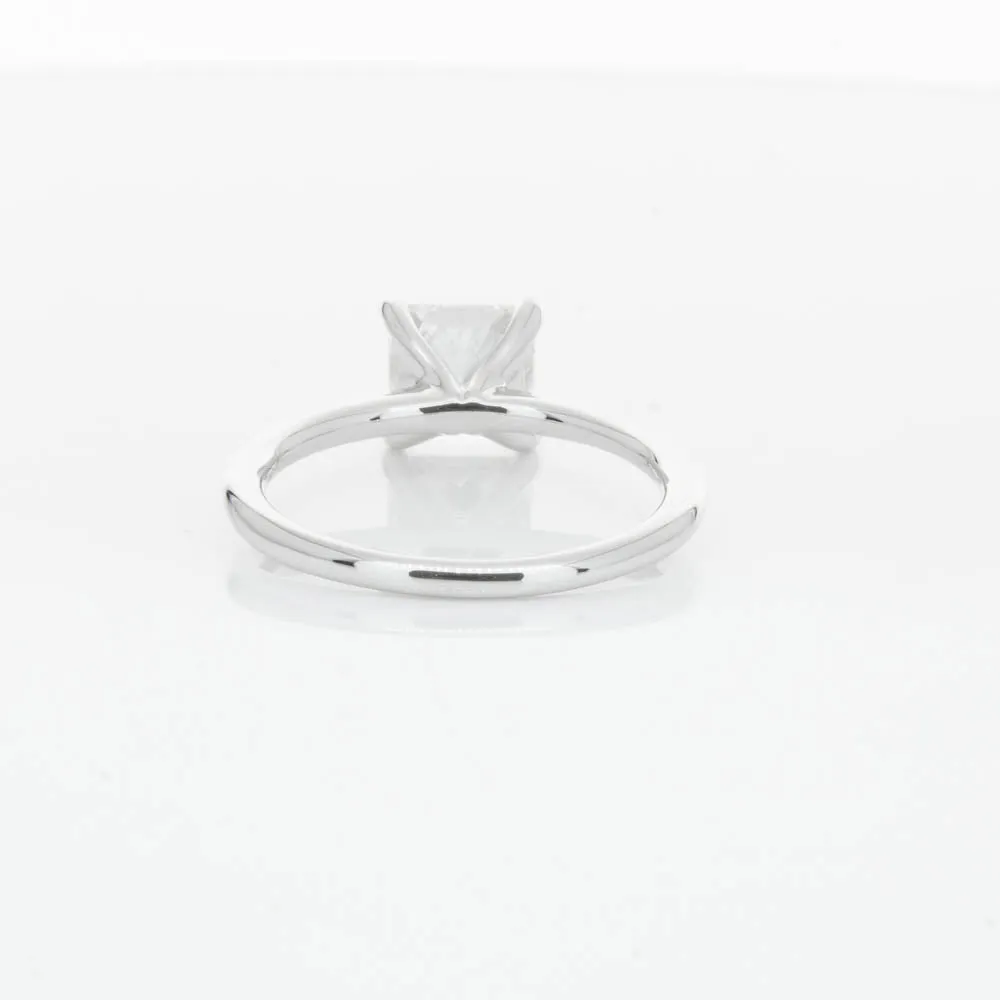 18ct White Gold 2.01ct Radiant Cut Diamond Melba Ring