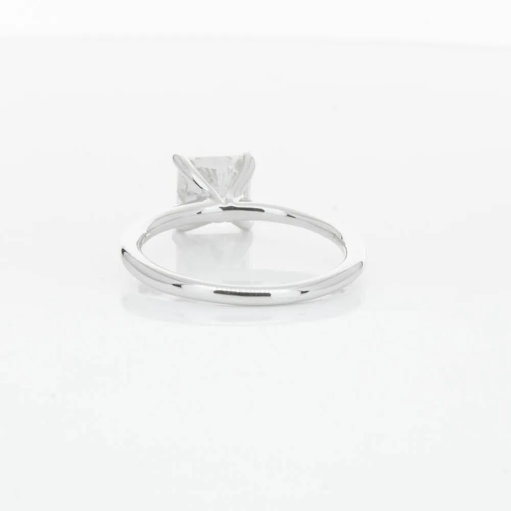 18ct White Gold 2.01ct Radiant Cut Diamond Melba Ring