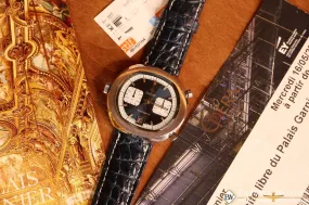 1970's Vintage Zodiac Chronograph Cal 12 / 90 Automatic Date Blue TV Ref 902-887