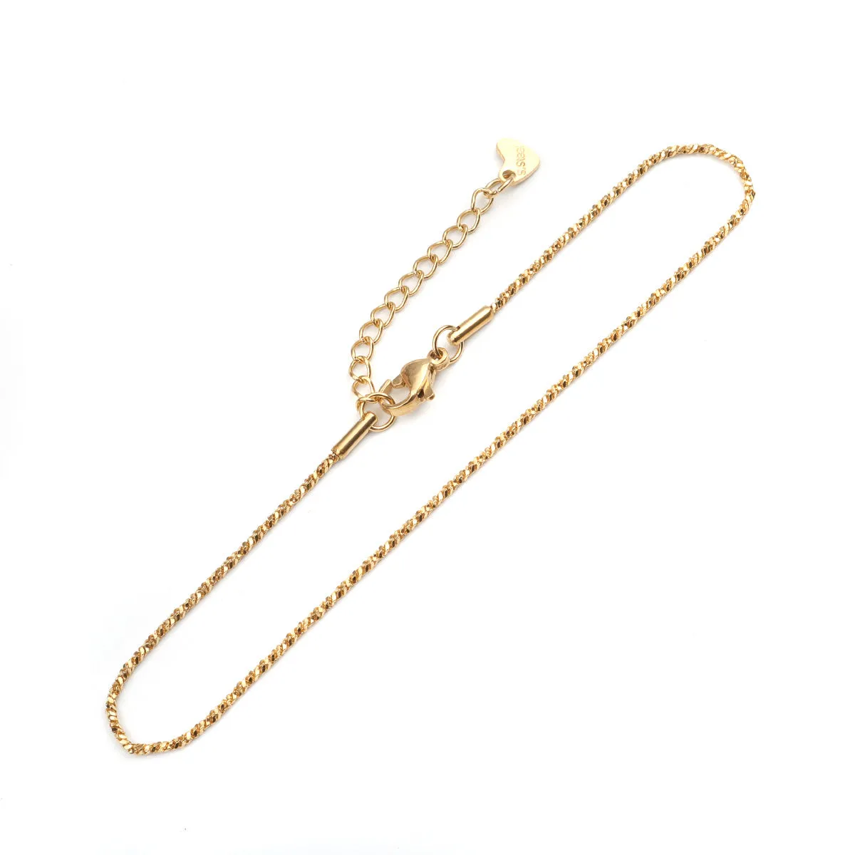 23.5cm Stainless Steel Anklet Gold Color Link Chain Anklets