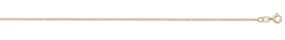 9ct Gold Box Chain Anklet