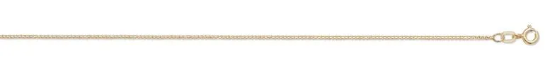 9ct Gold Box Chain Anklet