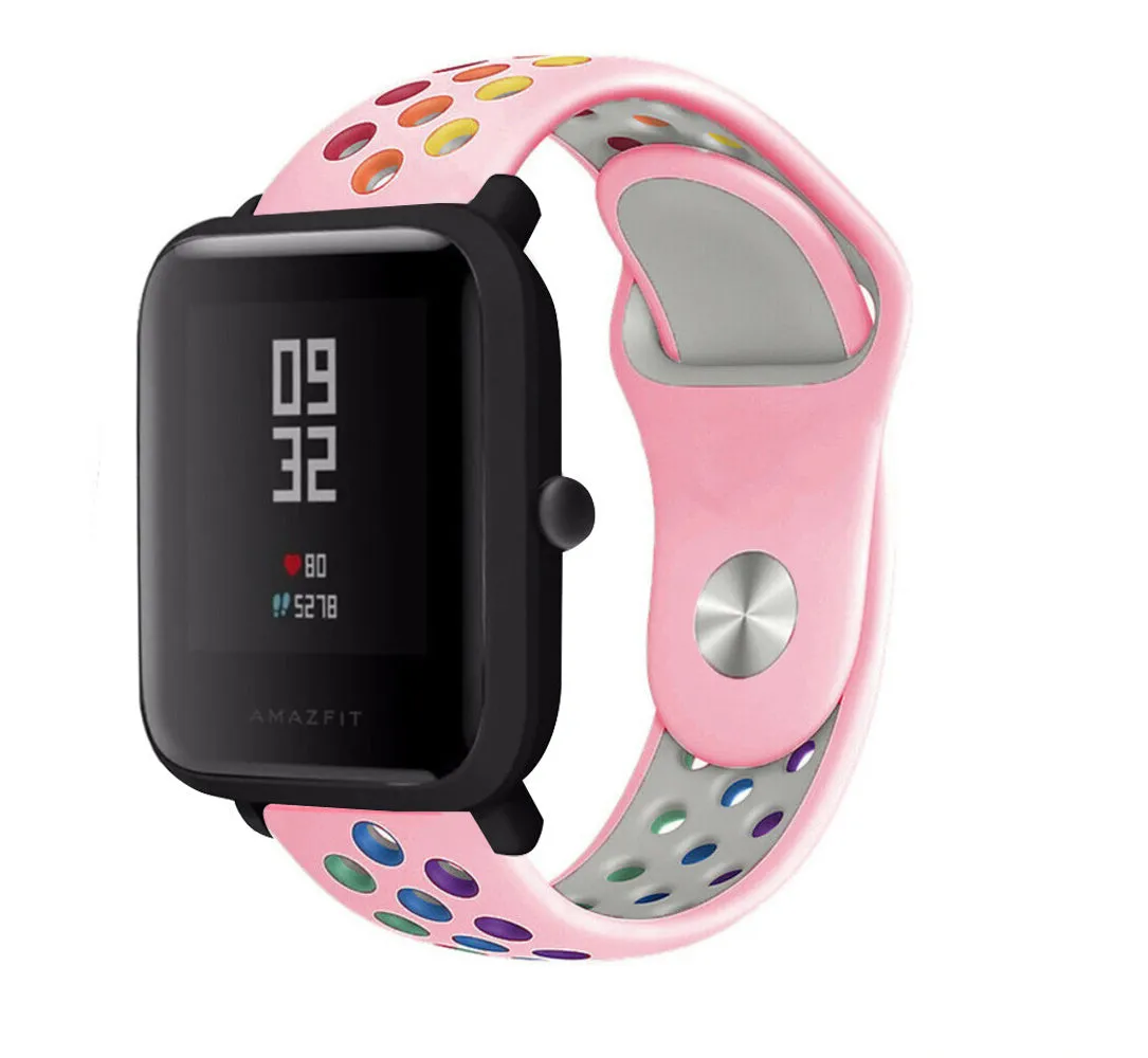 Amazfit Bip Sport Strap (Pink/Rainbow)