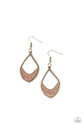 Artisan Treasure Brass Paparazzi Earrings