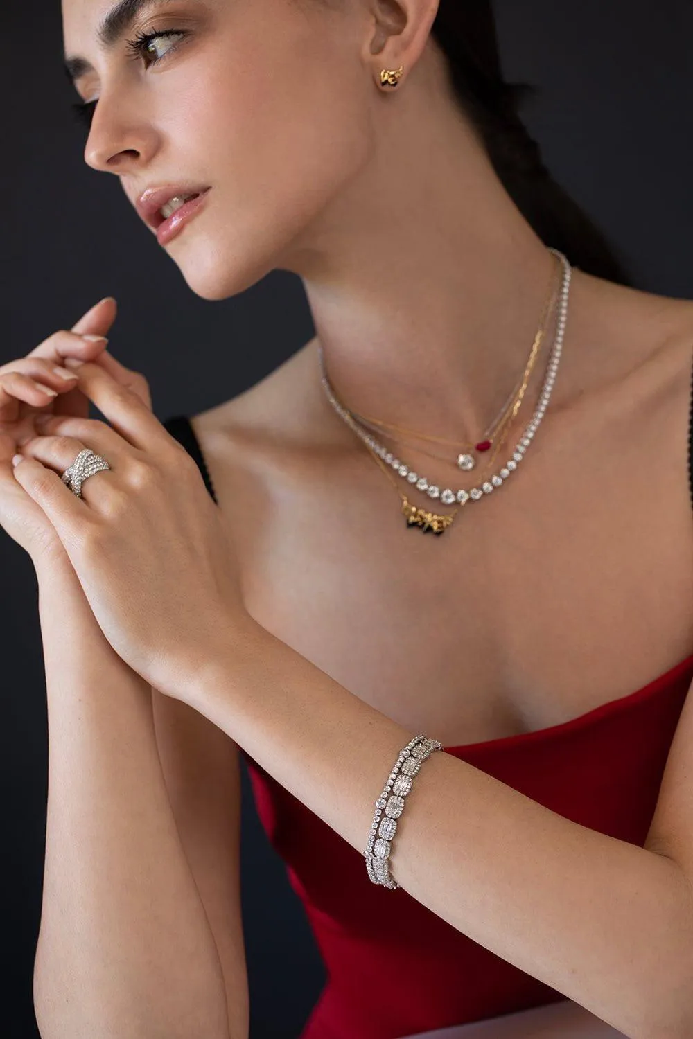 Ashoka Diamond Tennis Bracelet