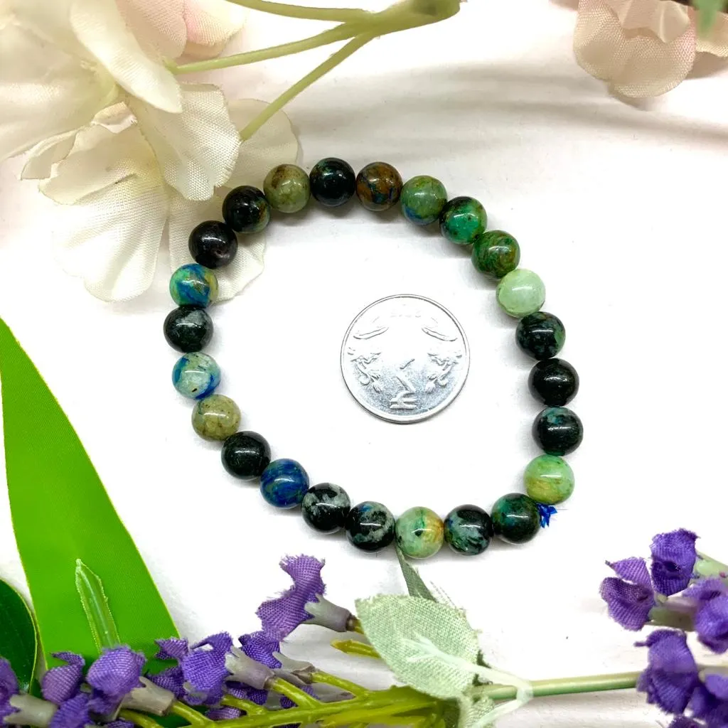 Azurite Malachite Bracelet (Transformation & Wisdom)