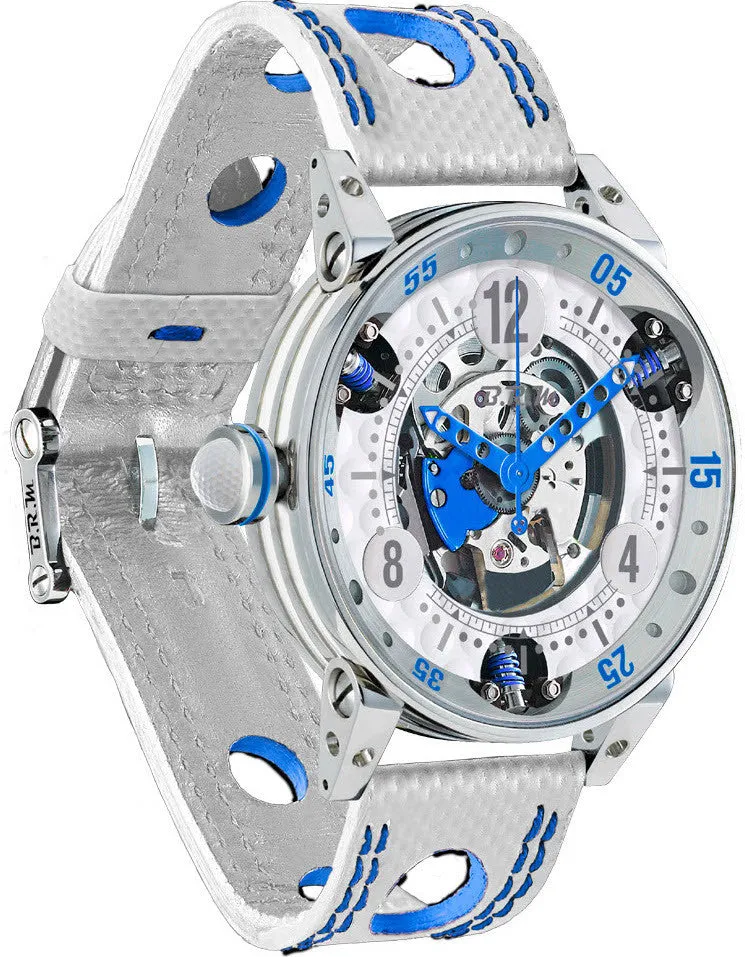 B.R.M Watch Golf Master GF6-44-SA-SQ-ABLF Mens Dark Blue Hands