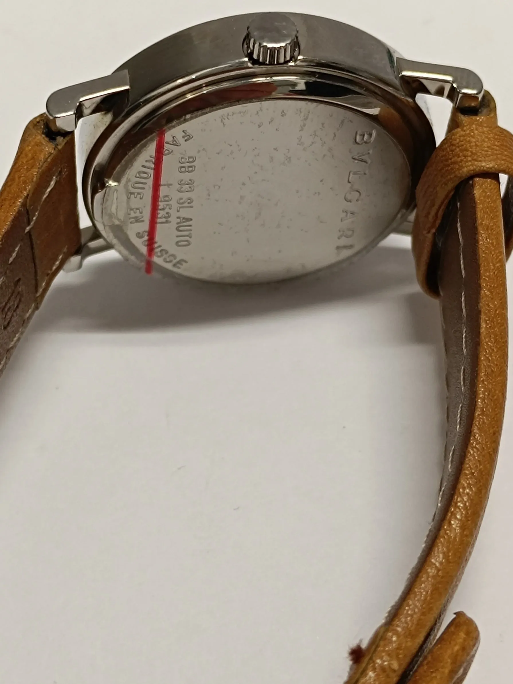 BVLGARY Rare Limited Unisex SS Black Dial Date Wrist Watch - 8K APR w/ COA!