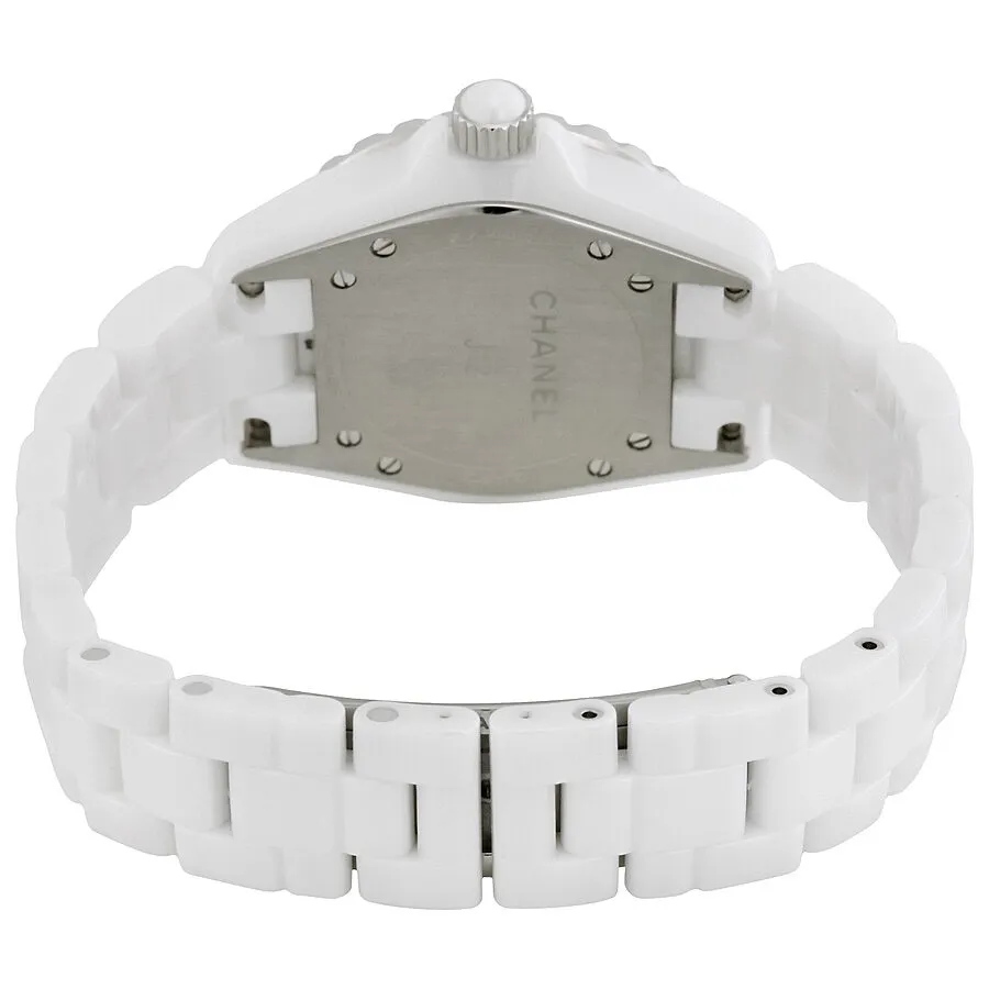 Chanel J12 White Dial Ceramic Ladies Watch H3826