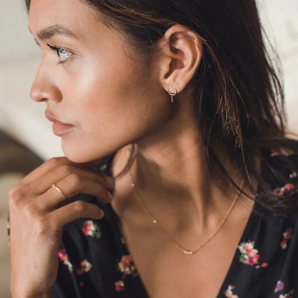 Charlie Link Bar Earrings