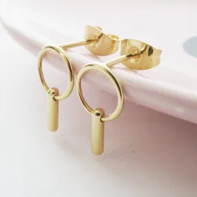 Charlie Link Bar Earrings