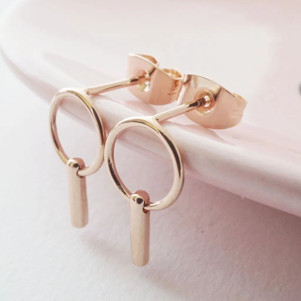 Charlie Link Bar Earrings