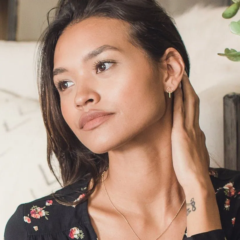 Charlie Link Bar Earrings