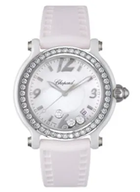 Chopard Happy Sport Ceramic Ladies Watch 288507-9012
