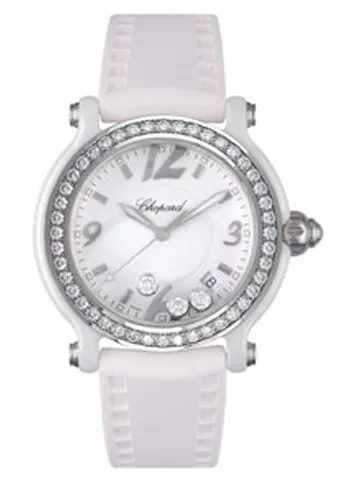 Chopard Happy Sport Ceramic Ladies Watch 288507-9012