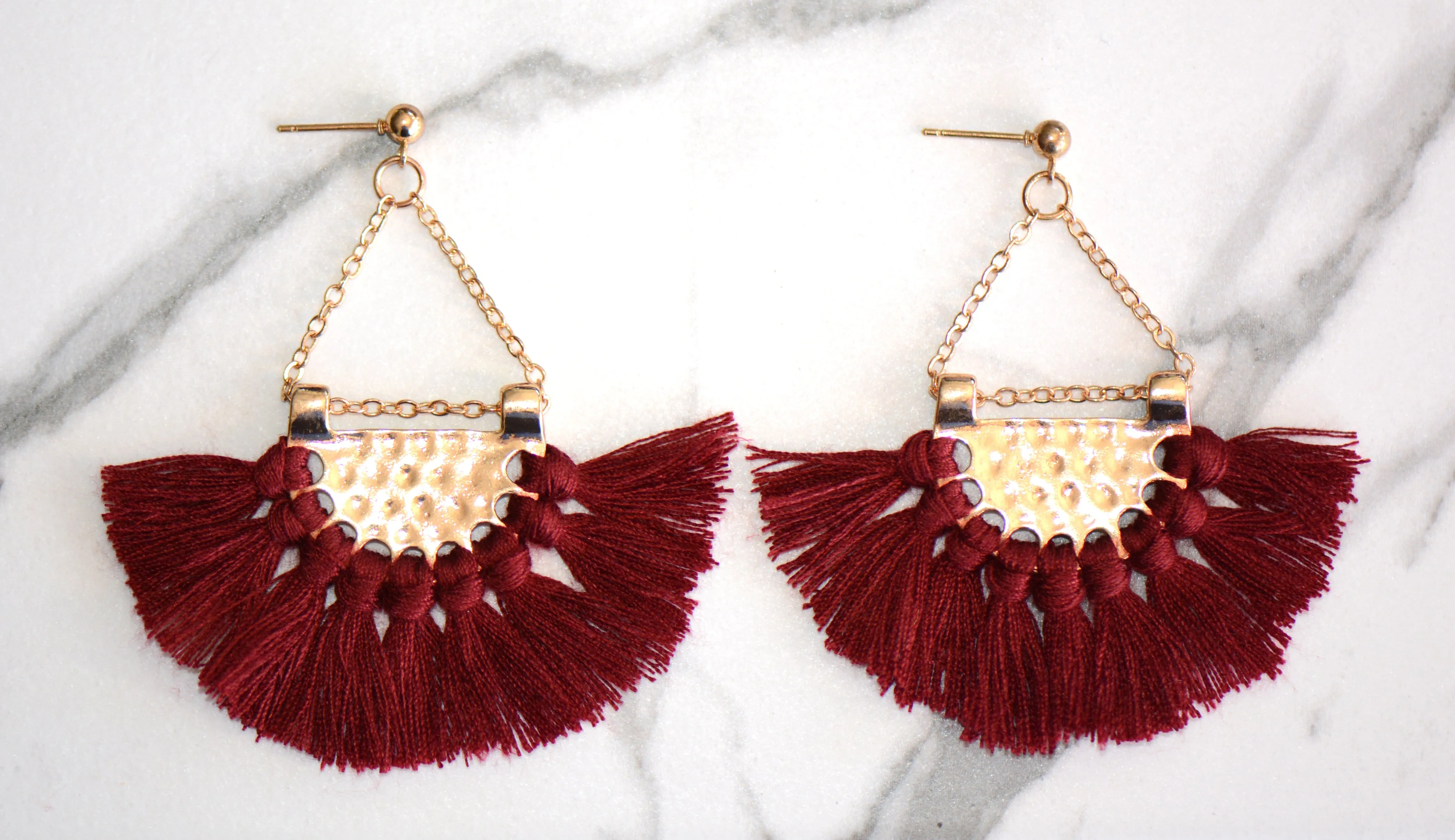 Clarah Mini Tassel Earrings