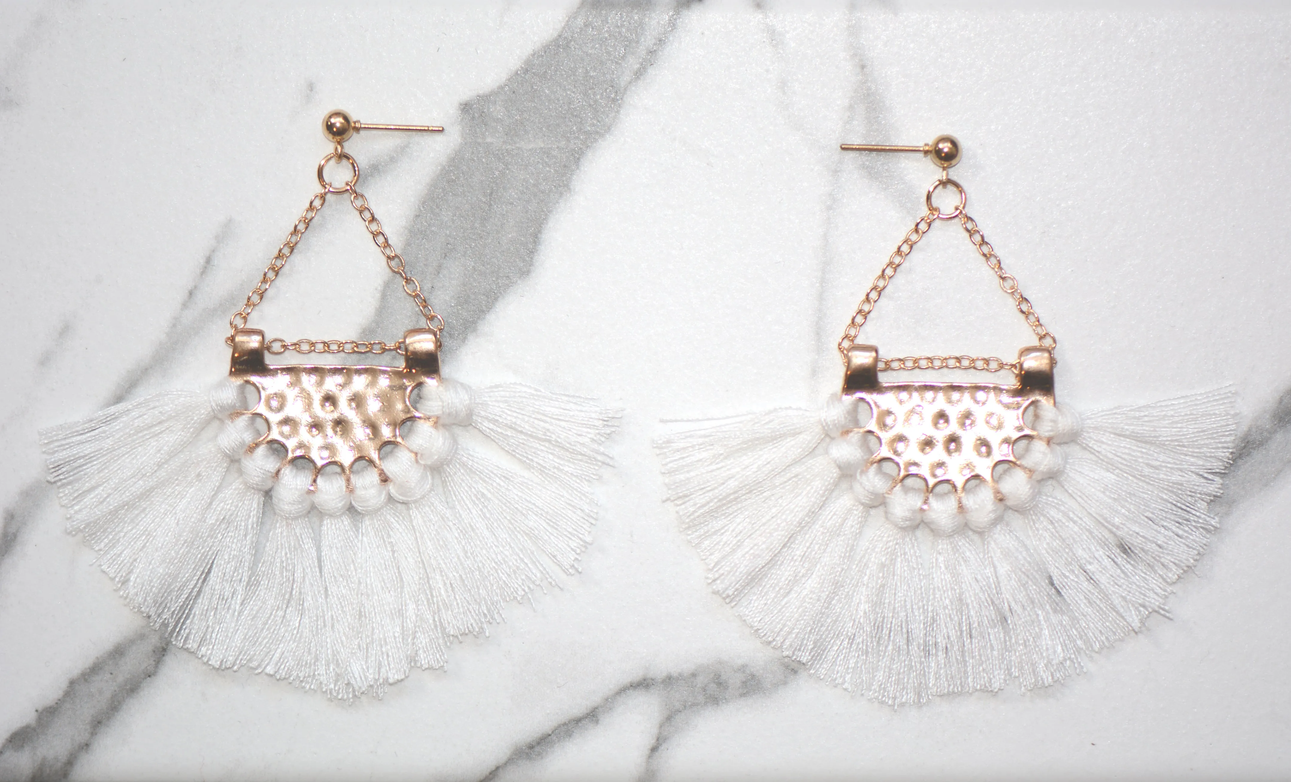 Clarah Mini Tassel Earrings