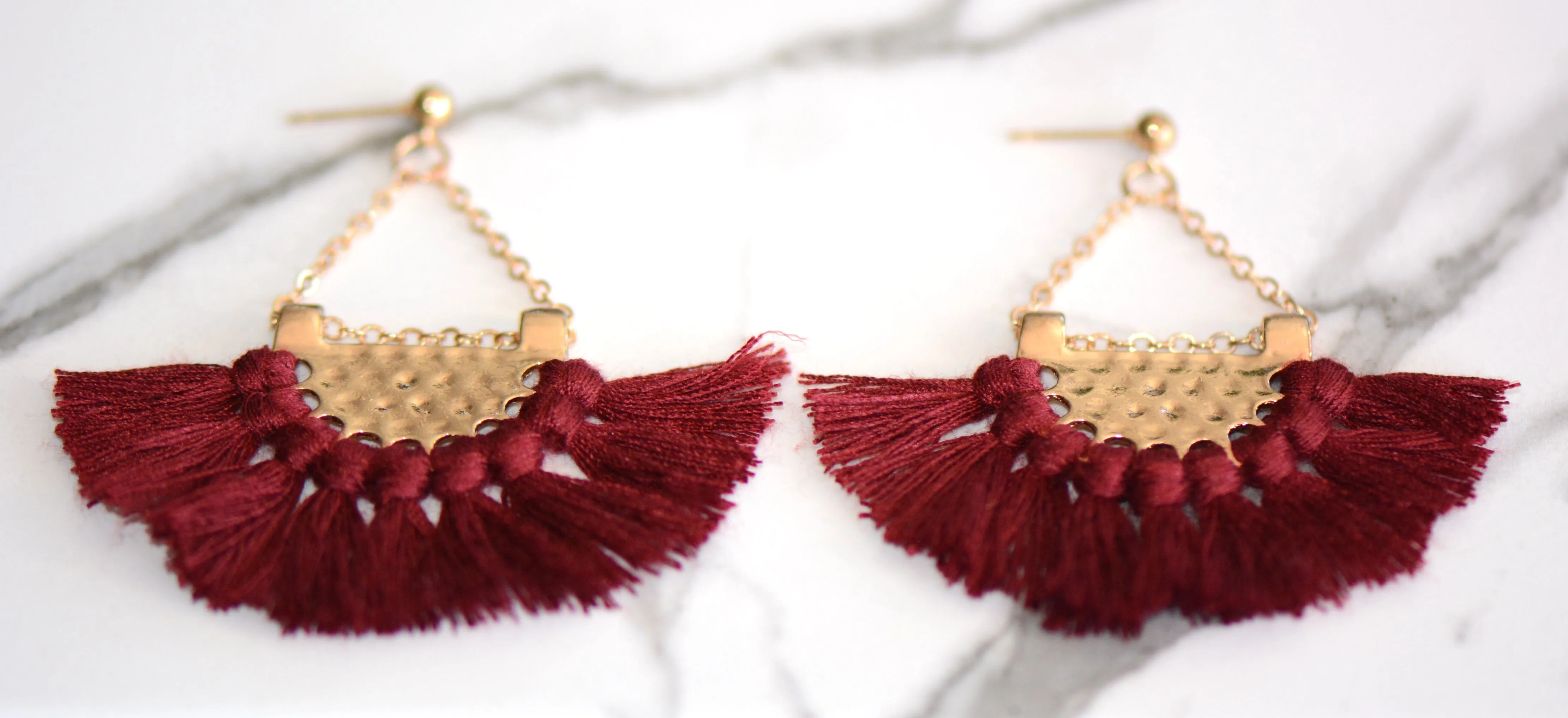 Clarah Mini Tassel Earrings