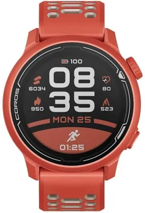 Coros Watch Pace 2 Premium GPS Sport Red D