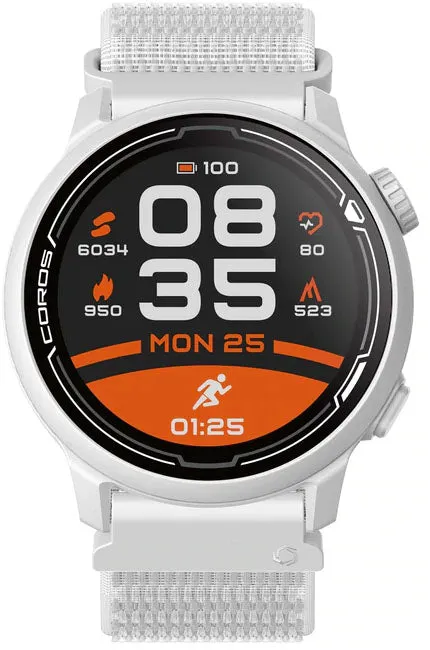 Coros Watch Pace 2 Premium GPS Sport White