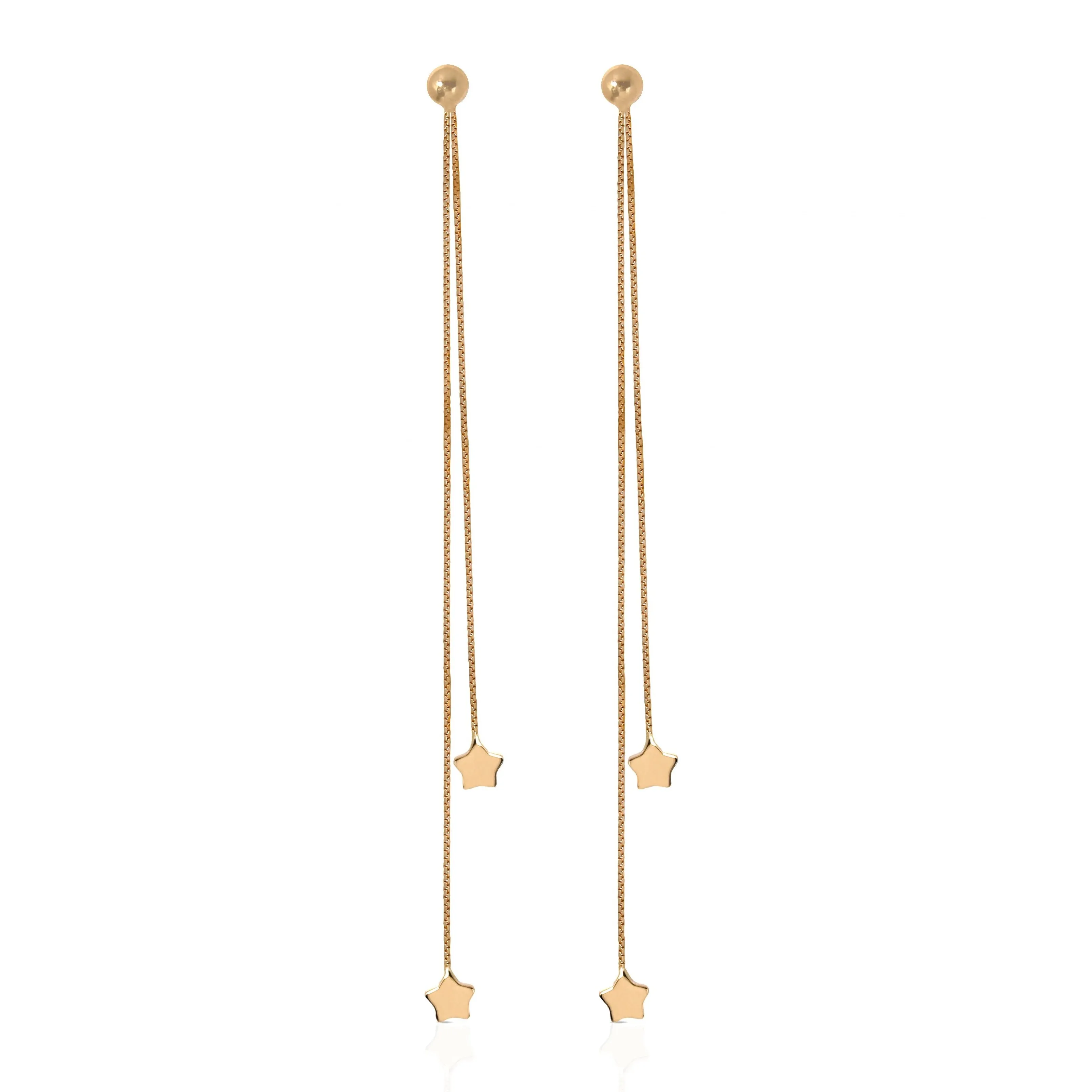 Dangling Star Earrings