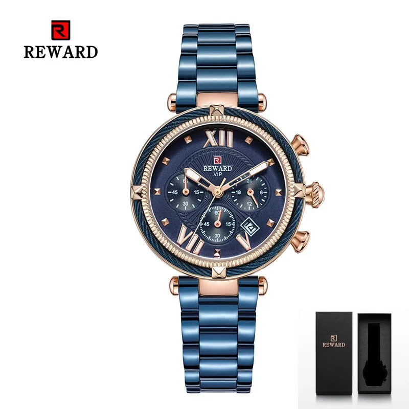 Designer Sports Bracelet Wristwatch with Chronograph for Women