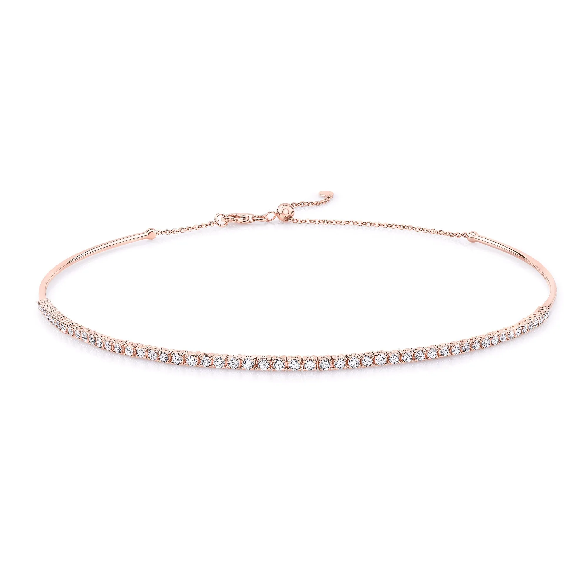 Diamond Tennis Choker Necklace