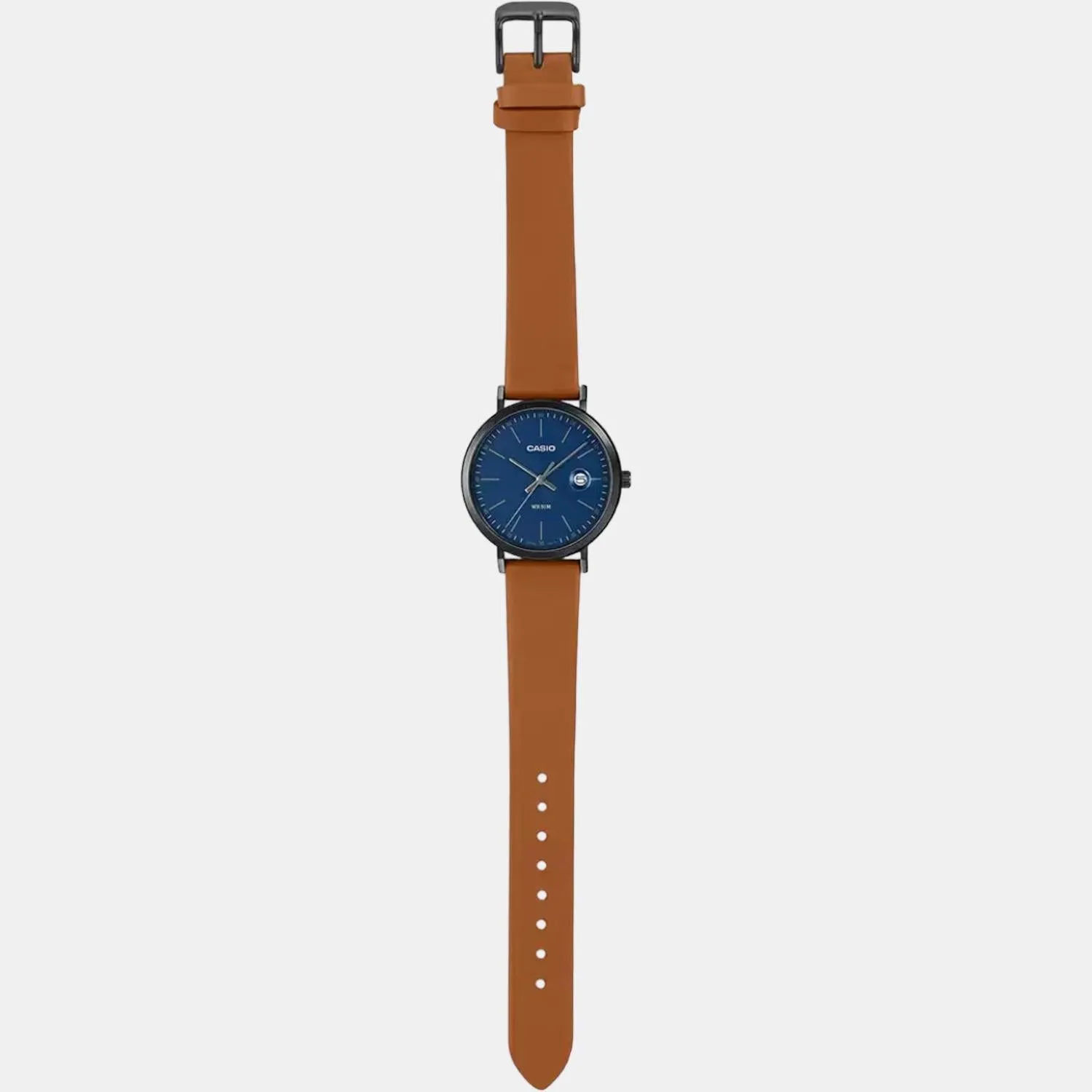 Enticer Men's Analog Leather Watch A1830 - MTP-E175BL-2EVDF