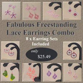 Fabulous Freestanding Lace Earrings Combo