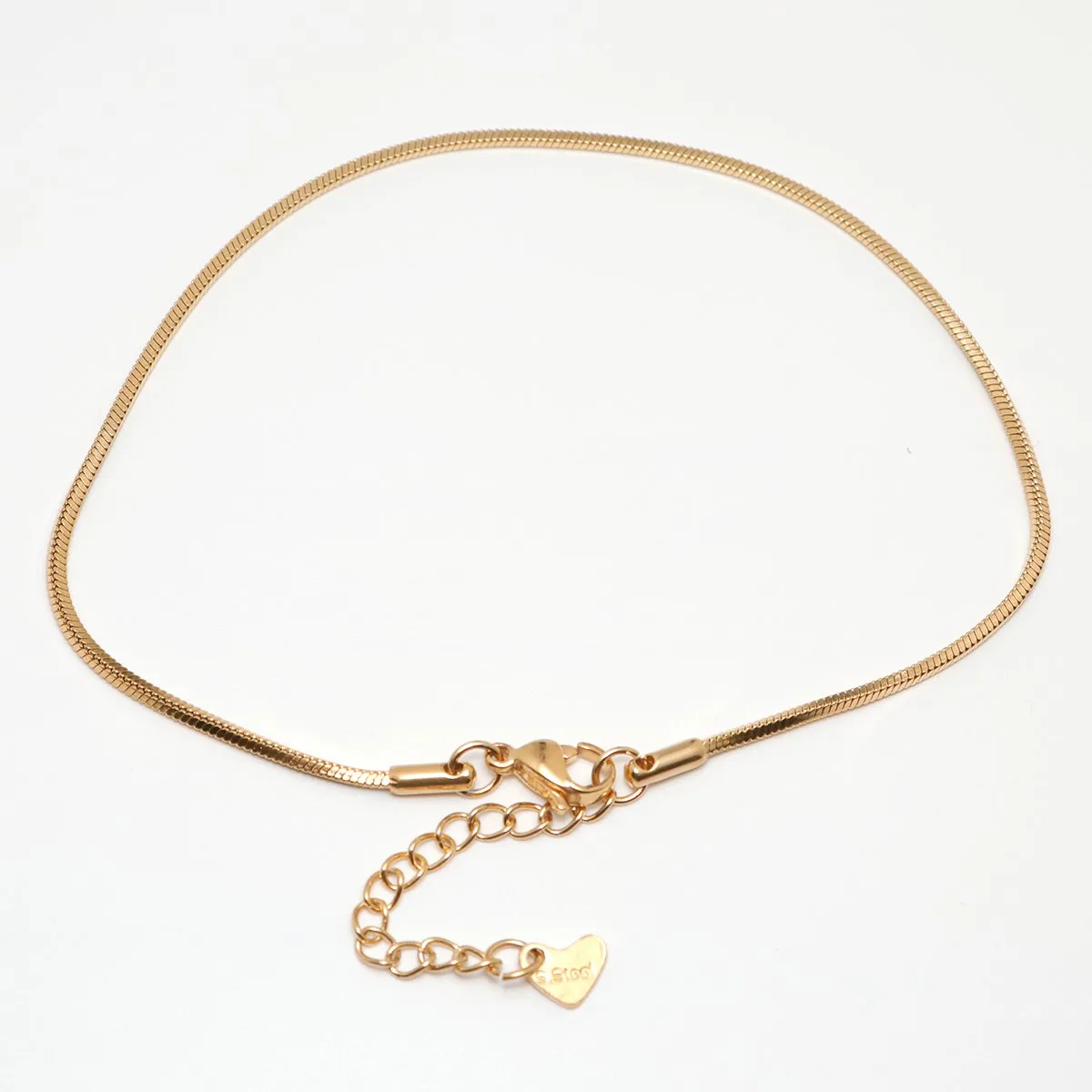 Fashion 304 Stainless Steel Anklet Gold Color Chain Anklet For Women