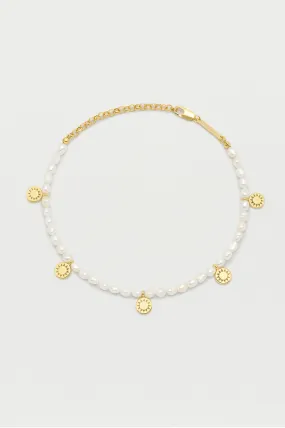 Gemstone Charm Anklet