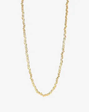 Golden 36" Inch Tennis Necklace