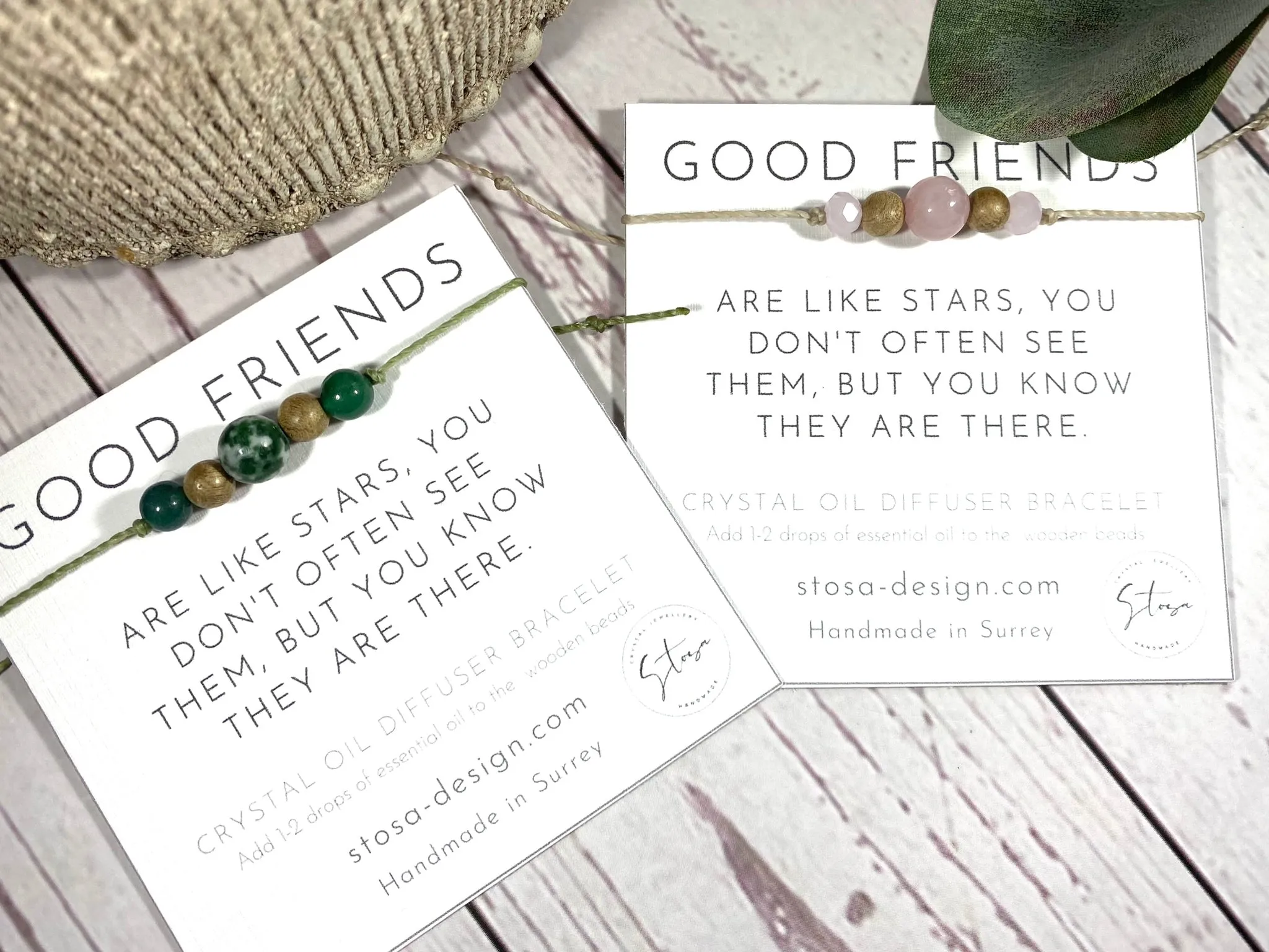Good Friends Crystal Gift Bracelet