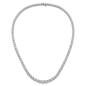 Graduated Diamond Tennis Necklace