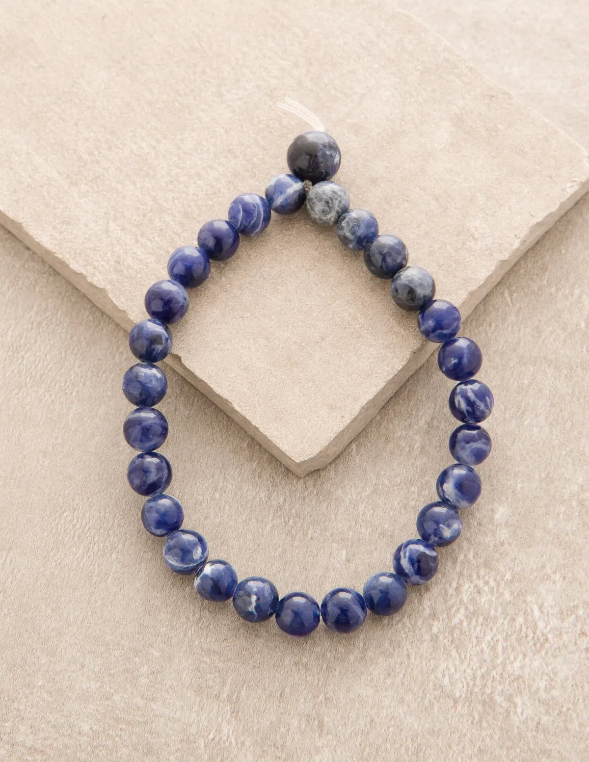 High-Energy Blue Sodalite Wrist Mala