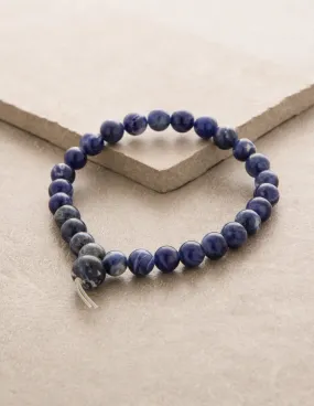 High-Energy Blue Sodalite Wrist Mala
