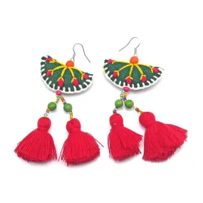 HIlltribe Crocheted Earrings, K
