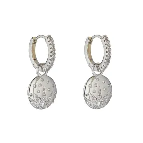 Knight & Day Brooklyn Rhodium Earrings P126EAP