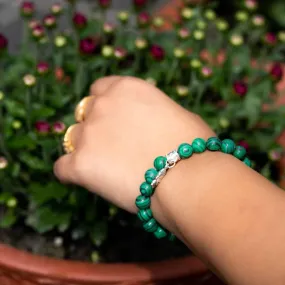 Malachite Charm Bracelet