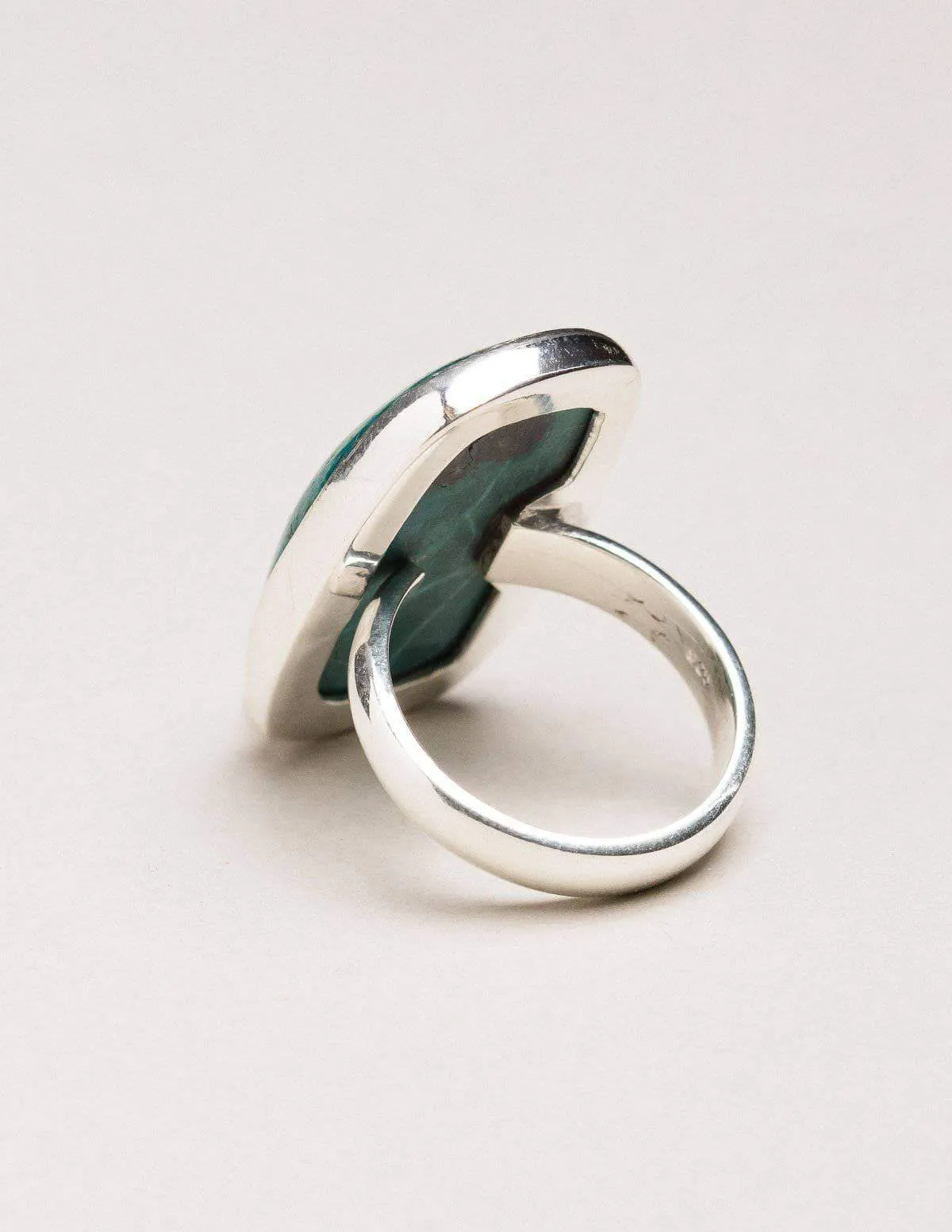 Malachite Gemstone Ring - Adjustable